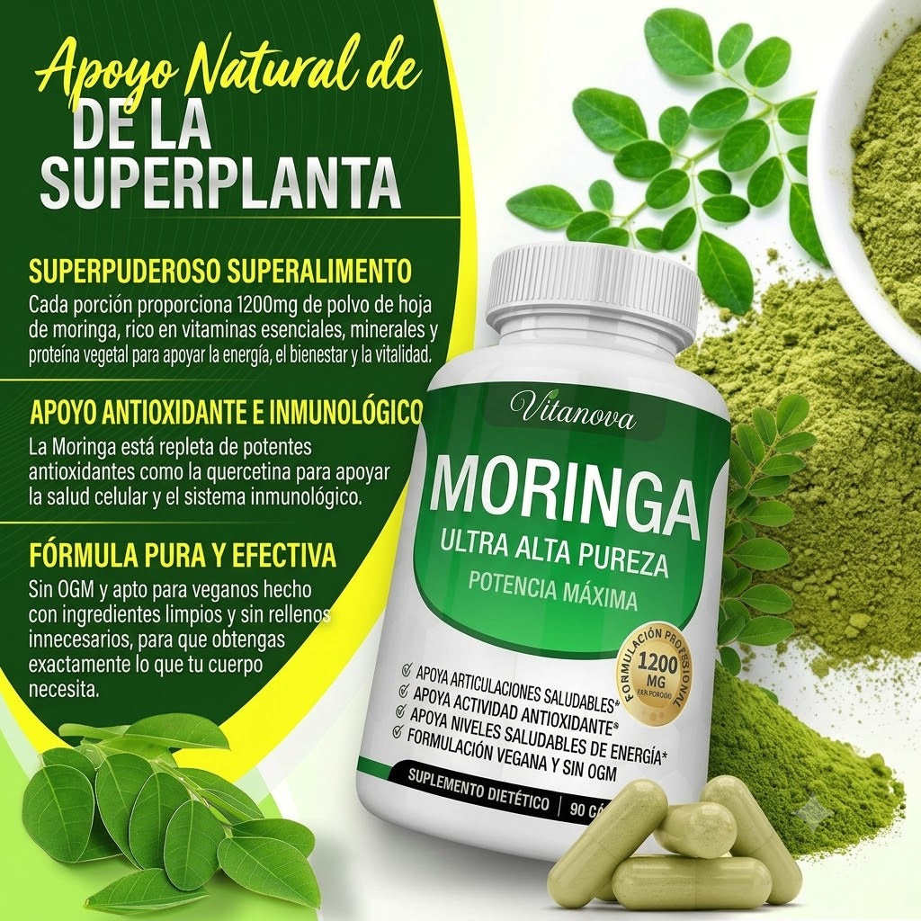 Vitanova® Moringa Cápsulas Máxima Pureza