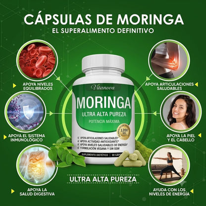 Vitanova® Moringa Cápsulas Máxima Pureza